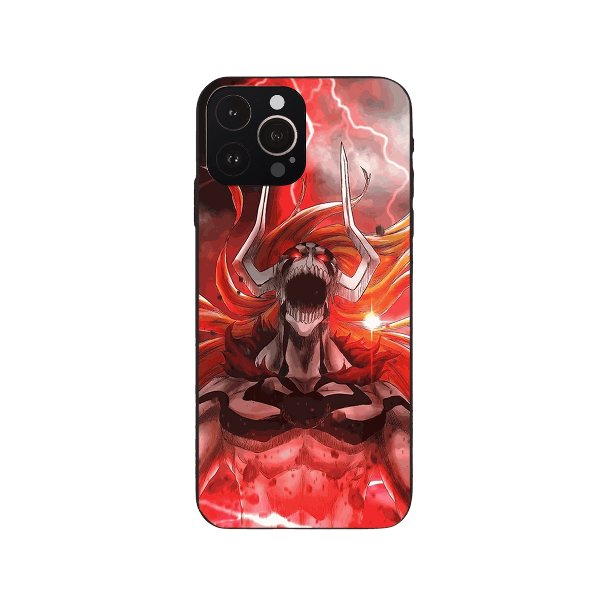 Coque iPhone Bleach – Ichigo Vasto Lorde, dominante rouge