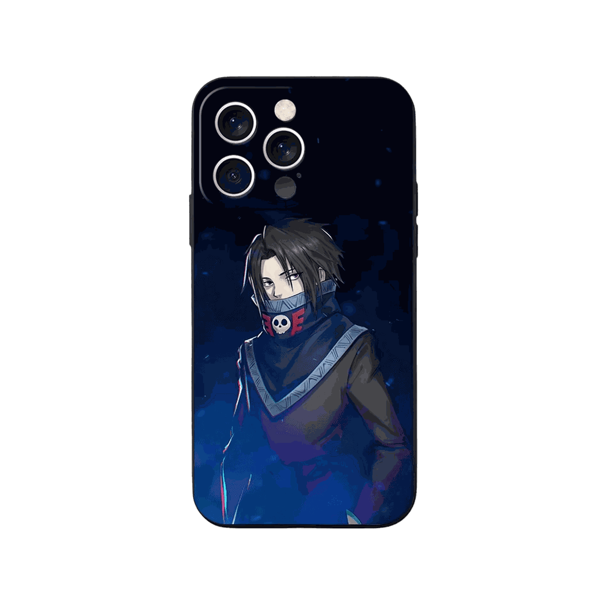 Coque iPhone Hunter x Hunter – Feitan, Ciel Étoilé, dominante bleu nuit