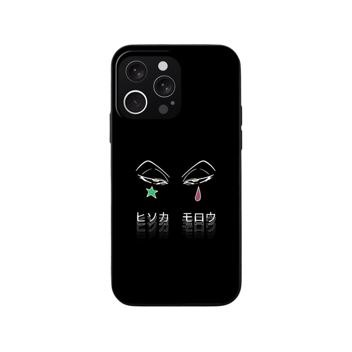 Coque iPhone Hunter x Hunter – Hisoka, l'Étoile et la Larme, dominante noir