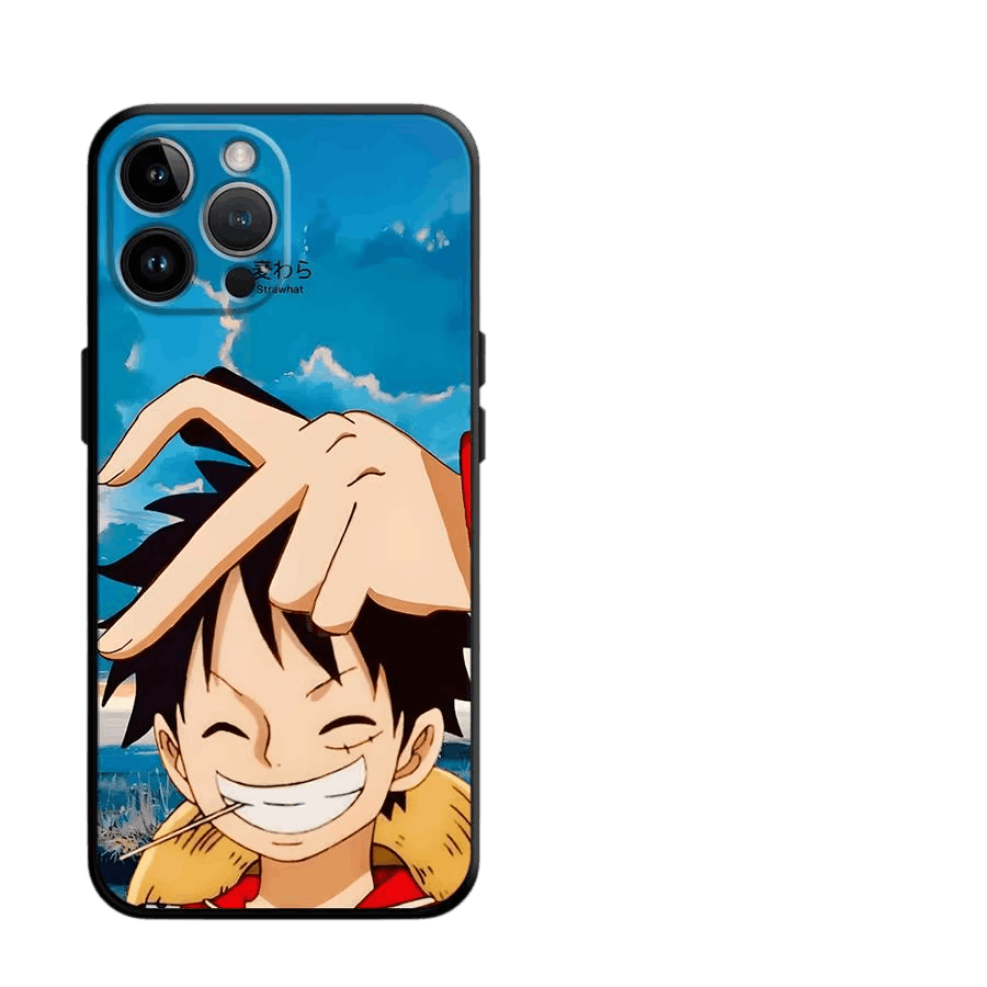 Coque iPhone One Piece Luffy et Boa Hancock design 02