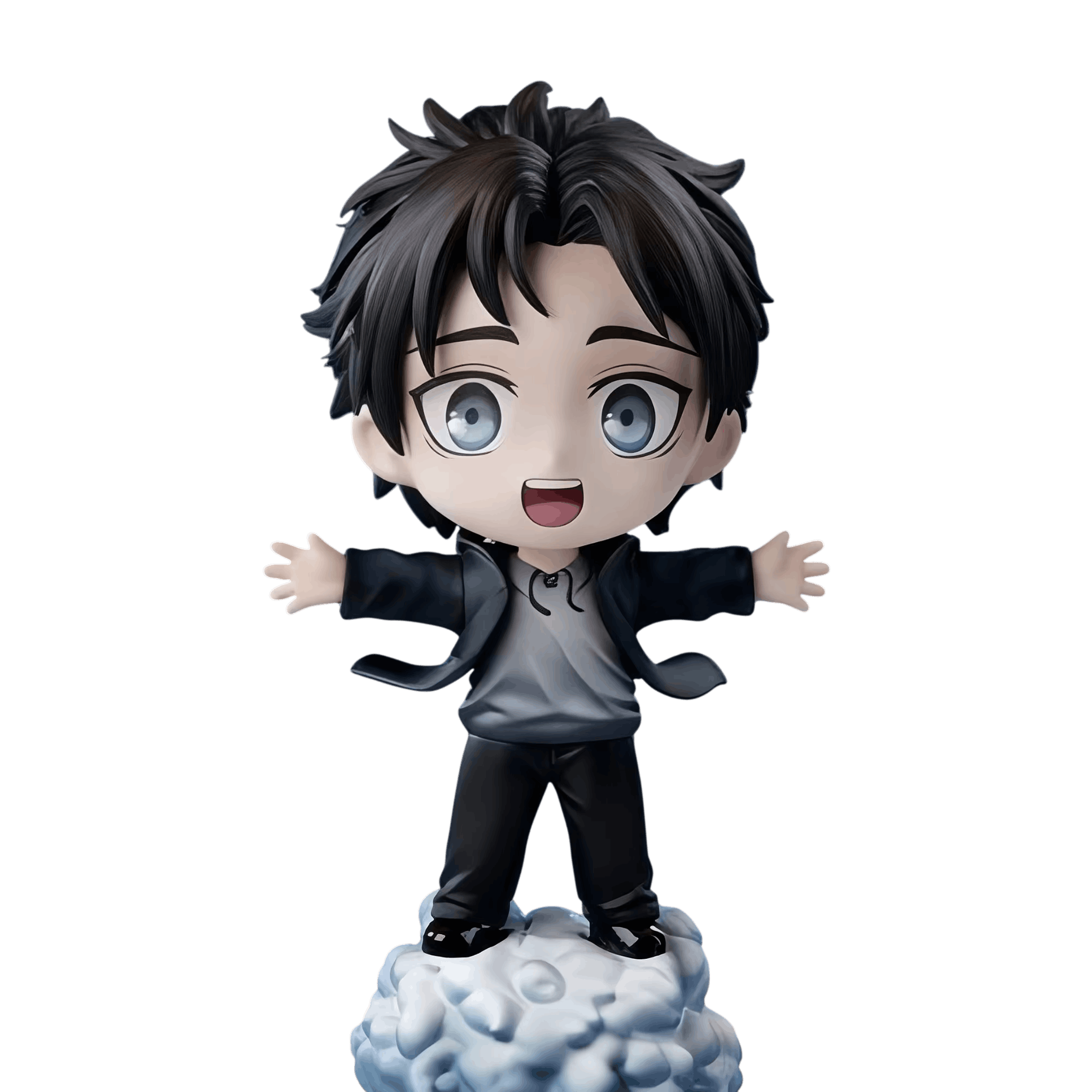 Figurine chibi Eren Jäger L'Attaque des Titans - face