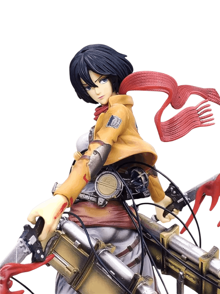 Figurine Mikasa Ackerman combat Attaque des Titans - details