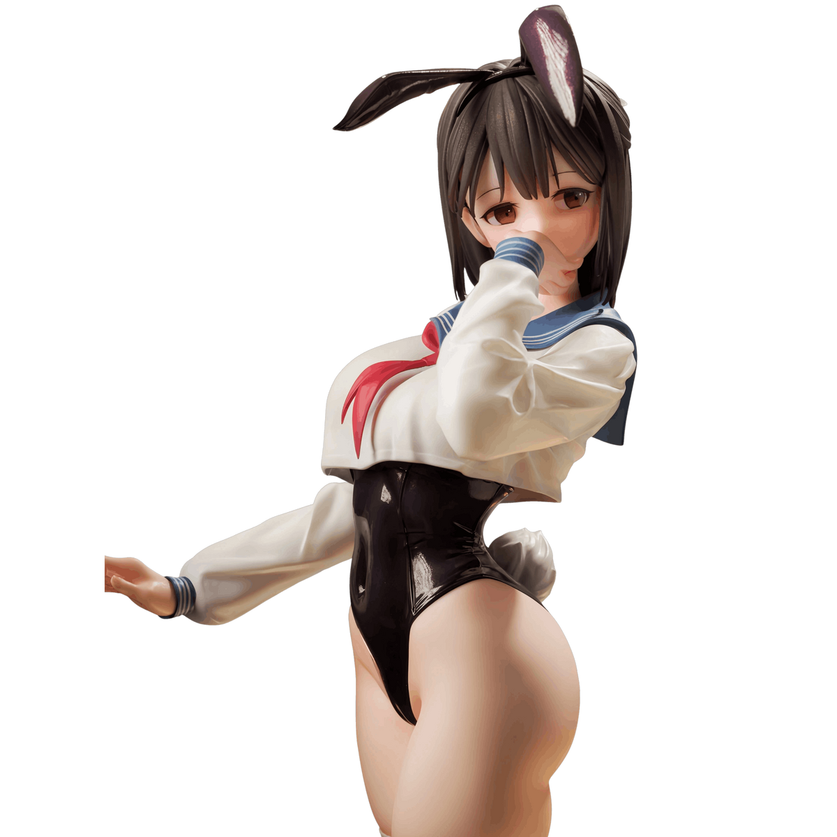 Figurine bishoujo en uniforme marin - buste et oreilles de lapin