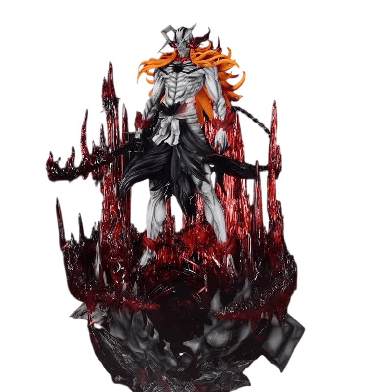 Figurine Ichigo Vasto Lorde cornes et cristaux rouges - Bleach