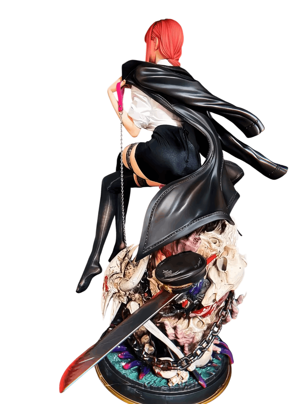 Figurine Makima trone Chainsaw Man - details