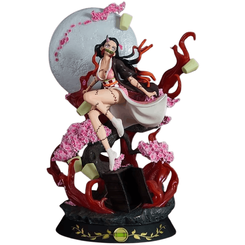Figurine Nezuko Kamado lune Demon Slayer - face