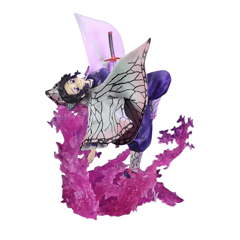 Figurine Shinobu Kocho vol du papillon Demon Slayer - face