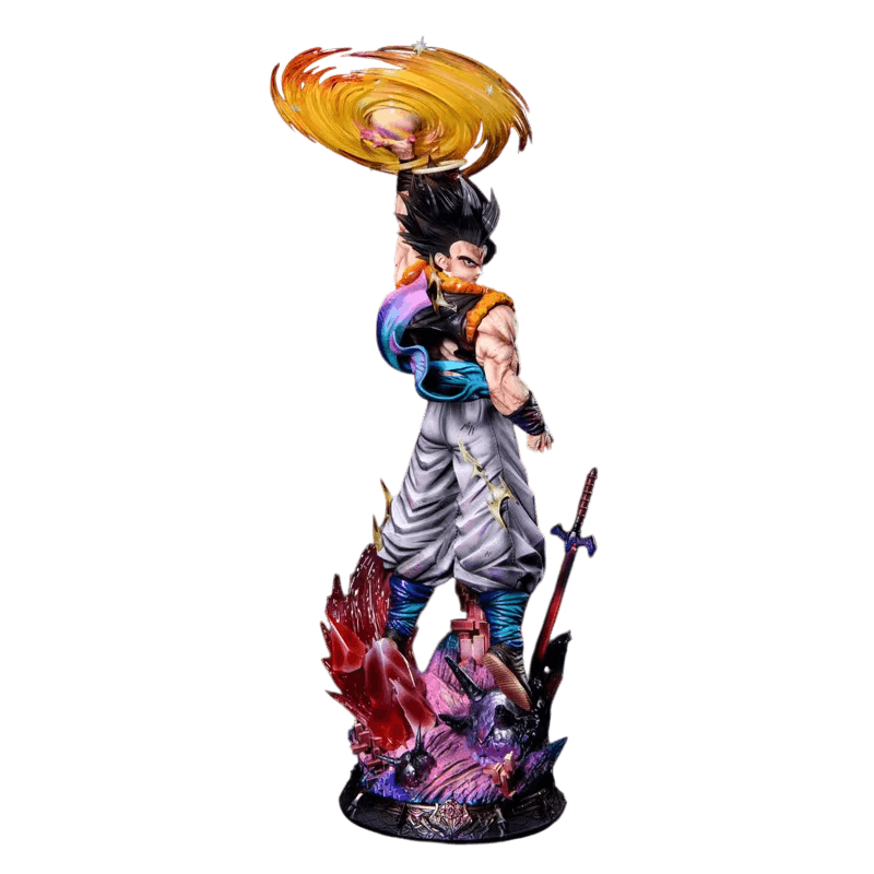 Figurine Gogeta 45 cm tetes interchangeables Dragon Ball - profil