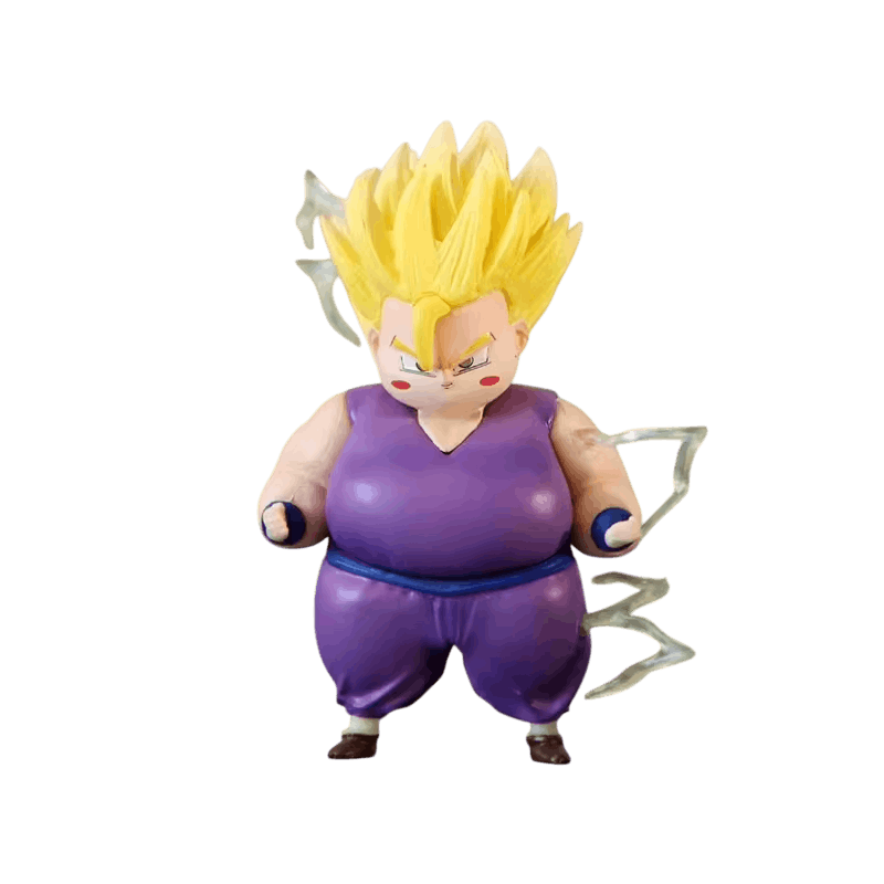 Figurine Dragon Ball Gohan Super Saiyan 2 version ronde 8 cm - face