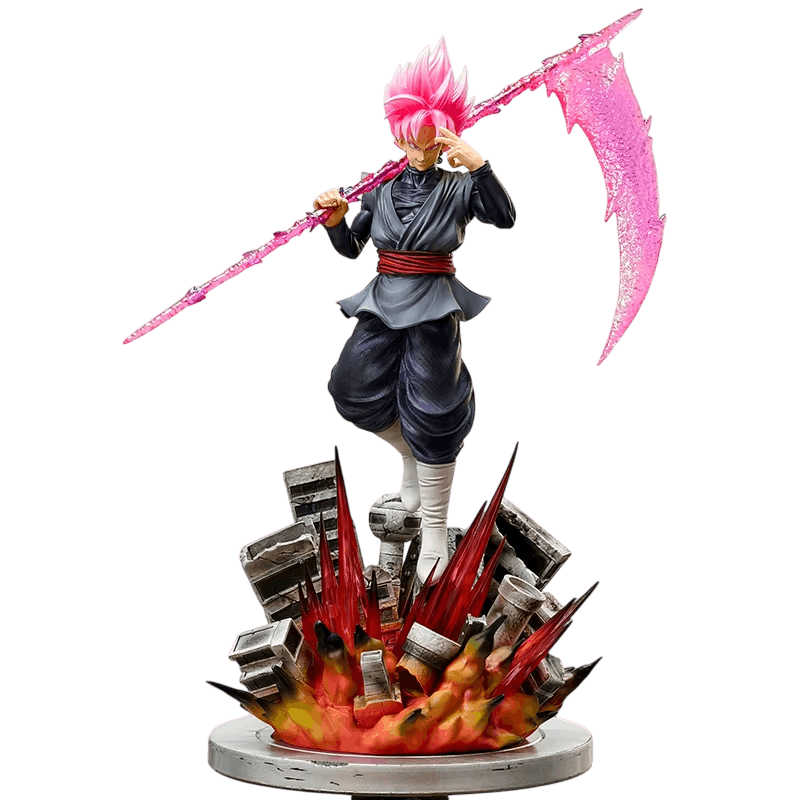 Figurine Goku Black Rose et sa faux Dragon Ball Super - face
