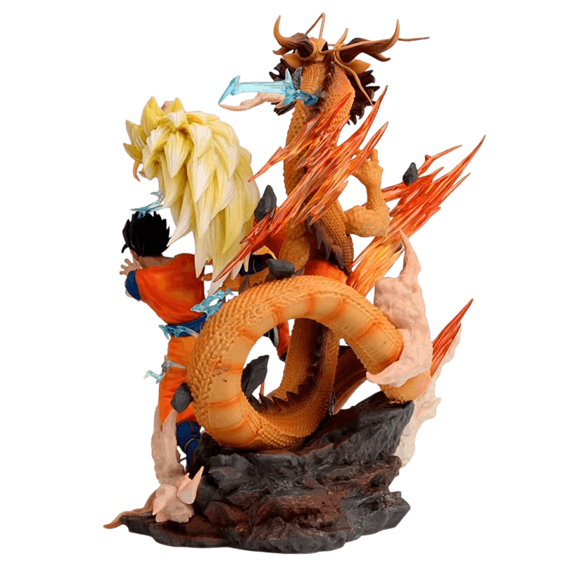 Diorama Goku Gohan Goten dragon Dragon Ball Z - details