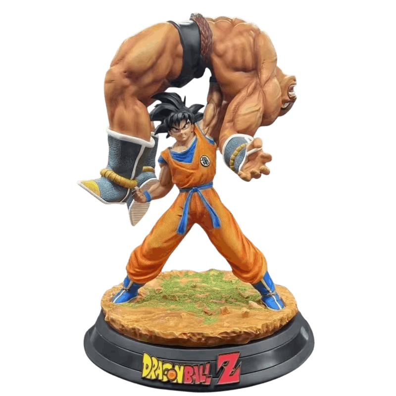 Figurine Goku souleve Nappa Dragon Ball Z - face