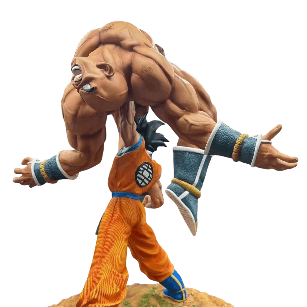 Figurine Goku souleve Nappa Dragon Ball Z - profil