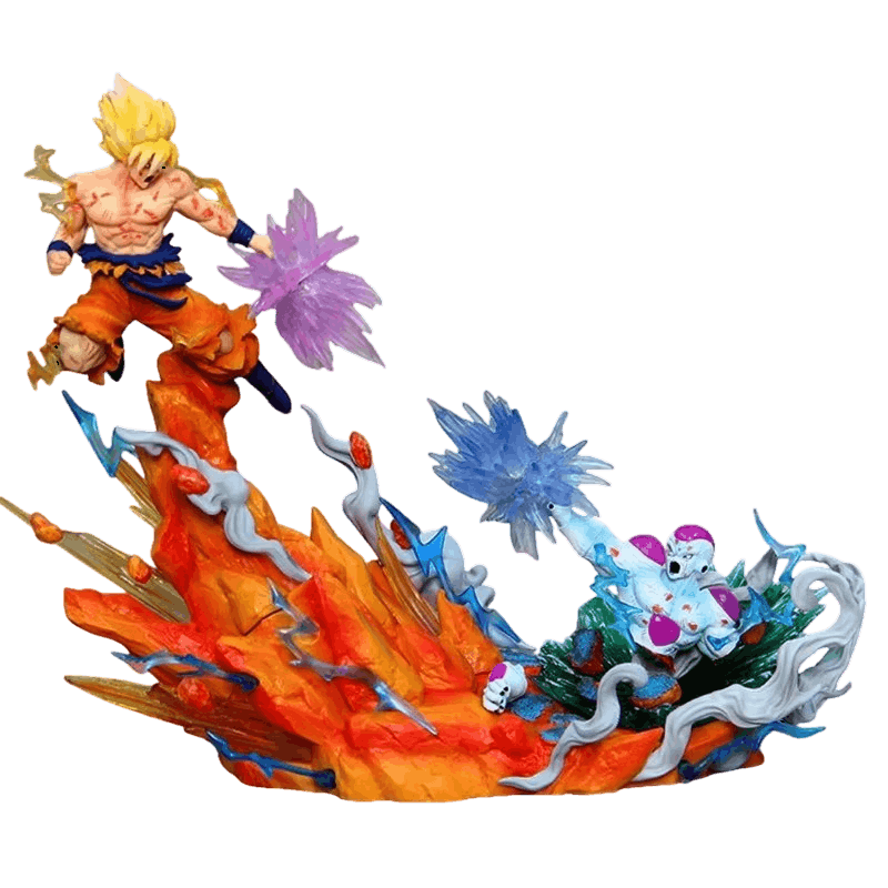 Diorama Goku vs Frieza Namek Dragon Ball Z - face