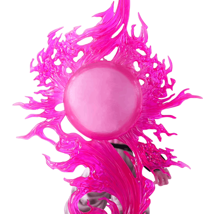 Figurine lumineuse Kid Buu sphere rose Dragon Ball Z - details