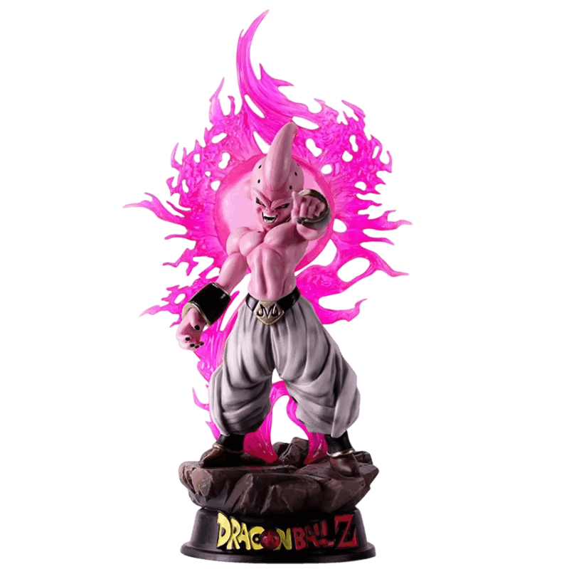 Figurine lumineuse Kid Buu sphere rose Dragon Ball Z - face
