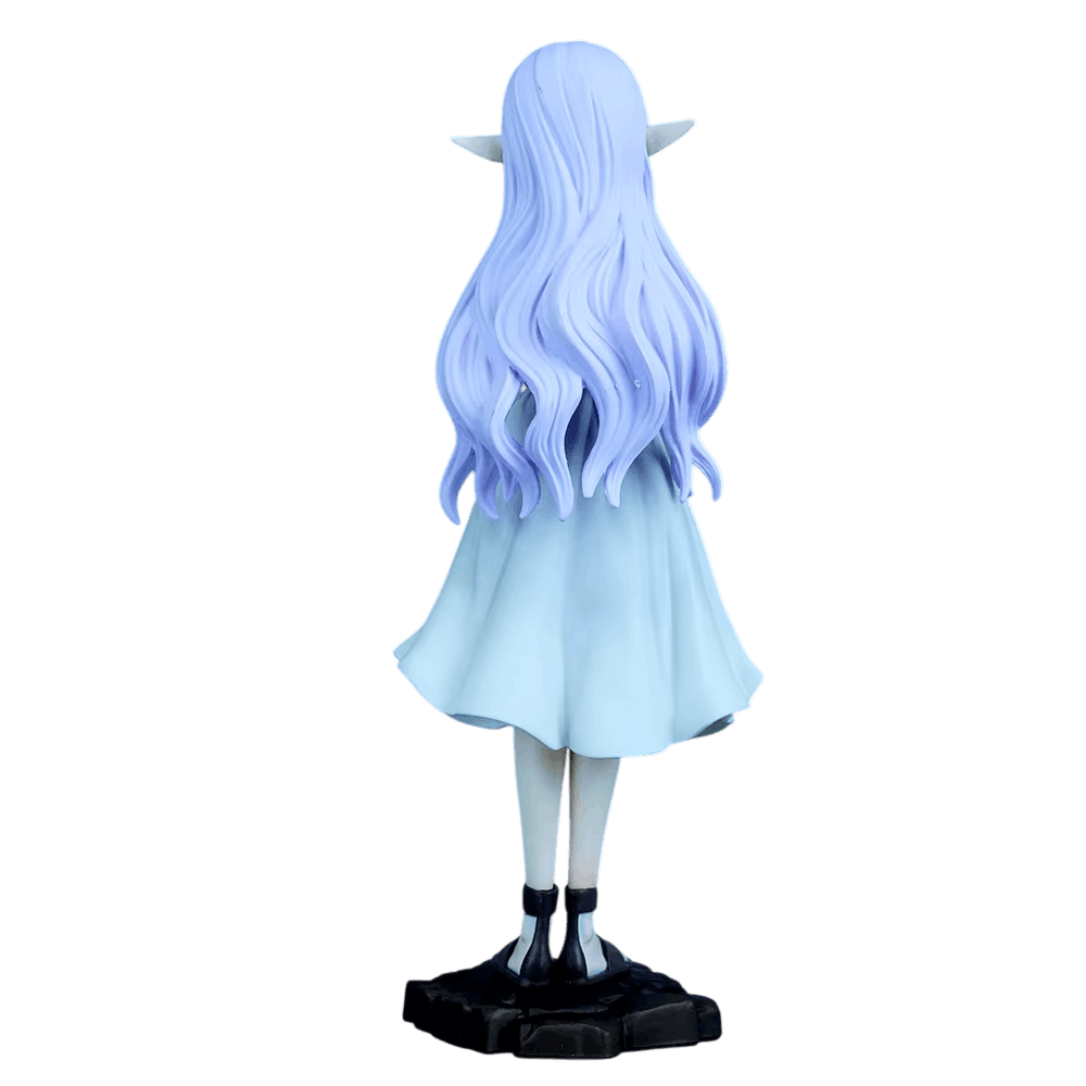 Figurine Frieren (Frieren), 20 cm, oreilles d'elfe et mèches fines, les parties délicates — détourée, vue sans décor.