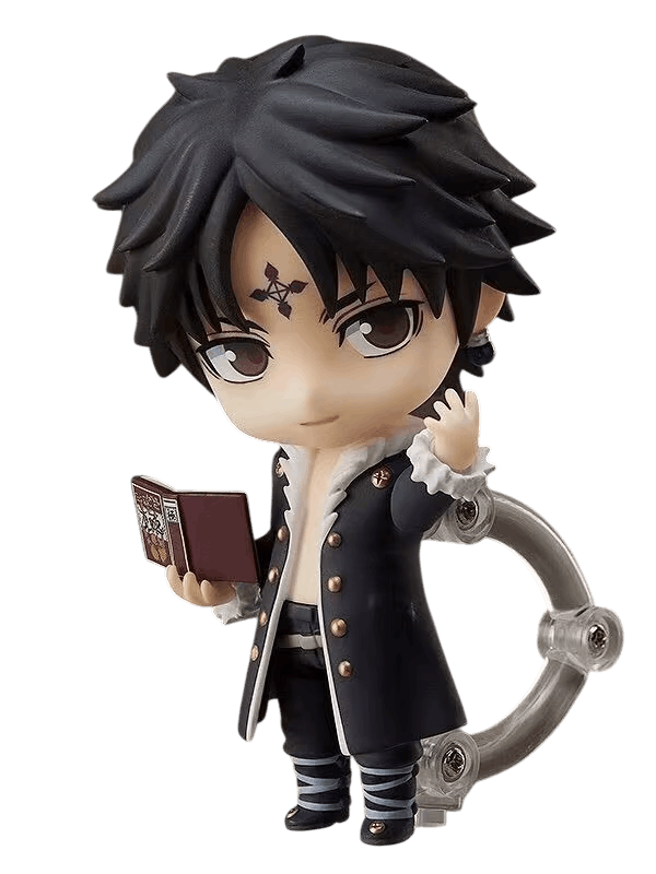Figurine chibi Chrollo Lucilfer Hunter x Hunter - face avec son grimoire