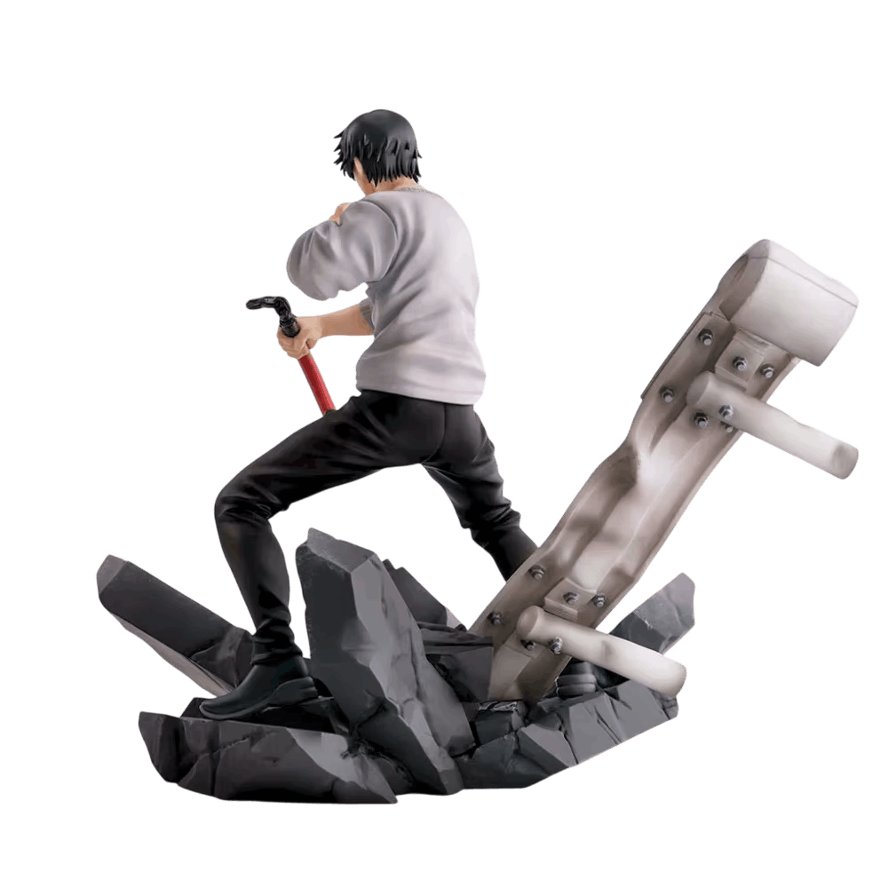 Figurine Toji Fushiguro lance inversee Jujutsu Kaisen - details
