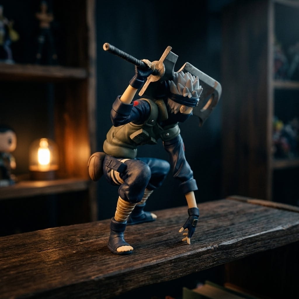 Figurine Kakashi Hatake Ninja Copieur Naruto présentation