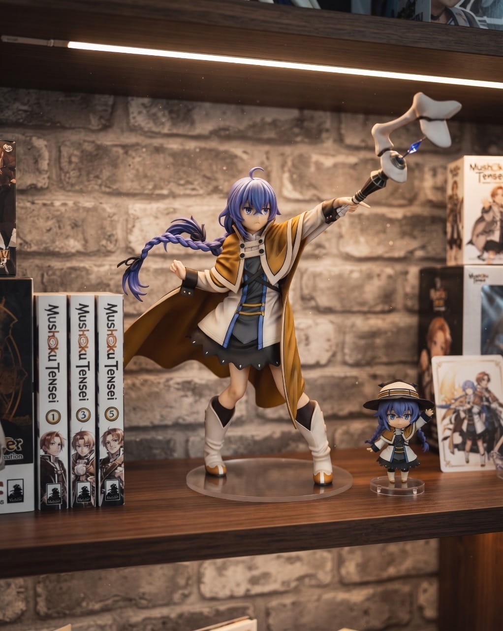Figurine Roxy Migurdia mage Mushoku Tensei - exposee sur une etagere (decor non inclus)
