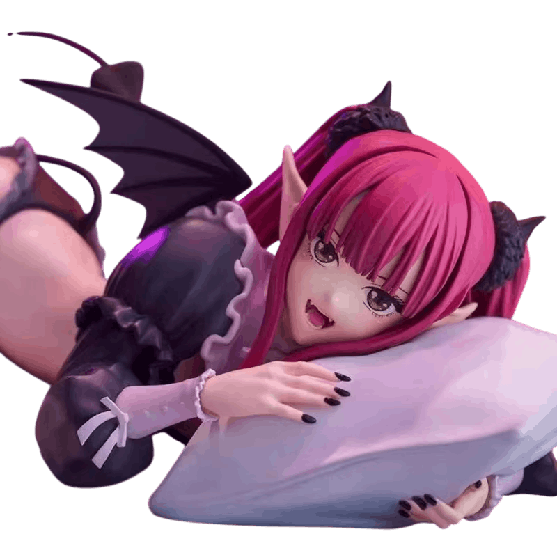 Figurine Marin Kitagawa cosplay Liz My Dress-Up Darling - détail du visage et des ailes