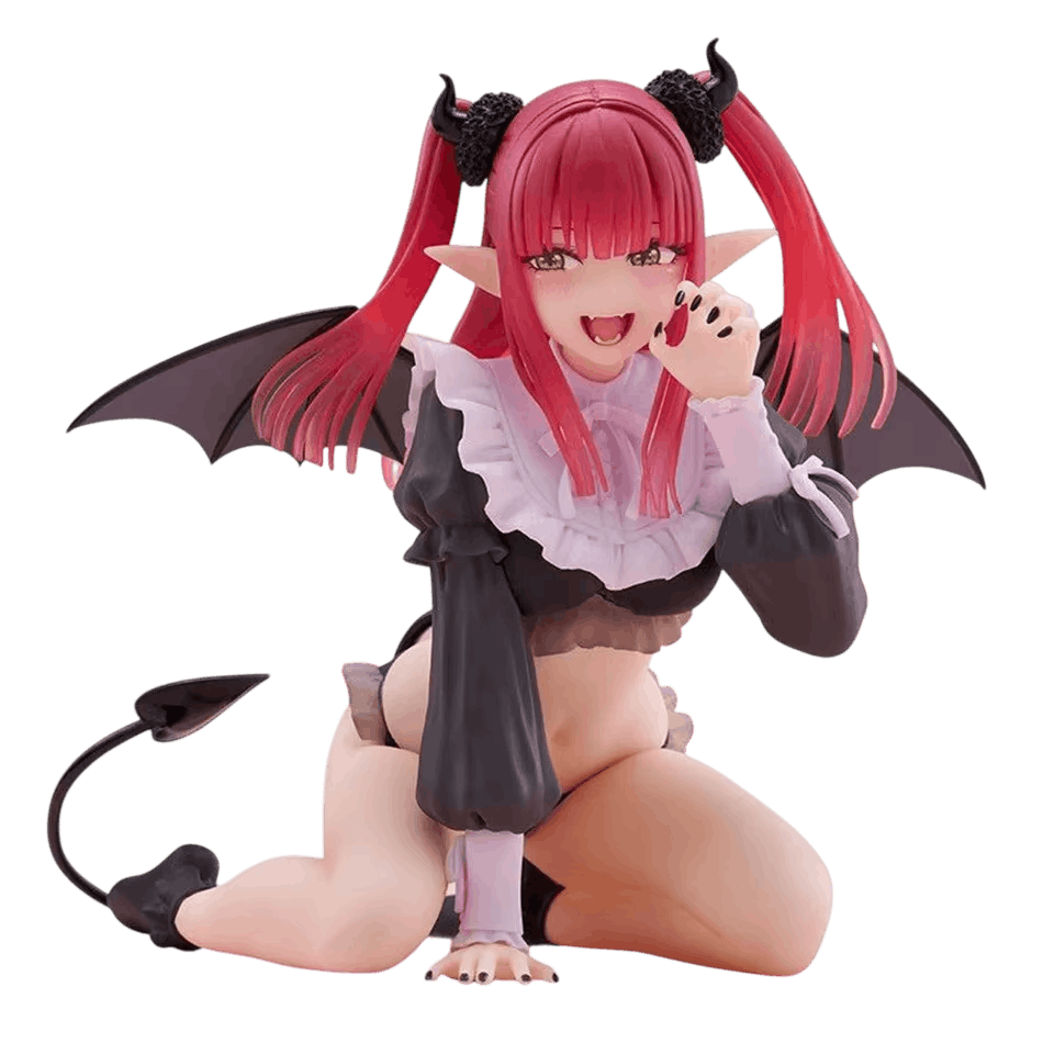 Figurine Marin Kitagawa cosplay Liz assise My Dress-Up Darling - face