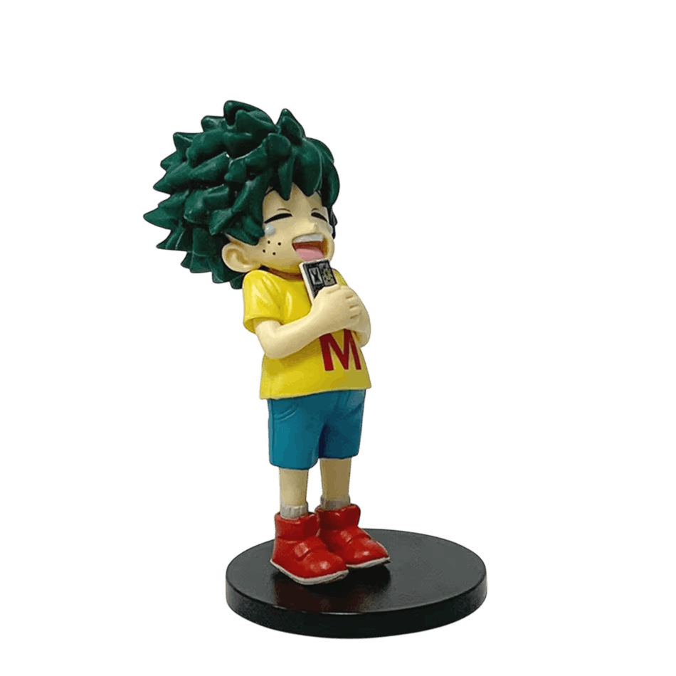 Figurine My Hero Academia Izuku Midoriya enfant hilare - face