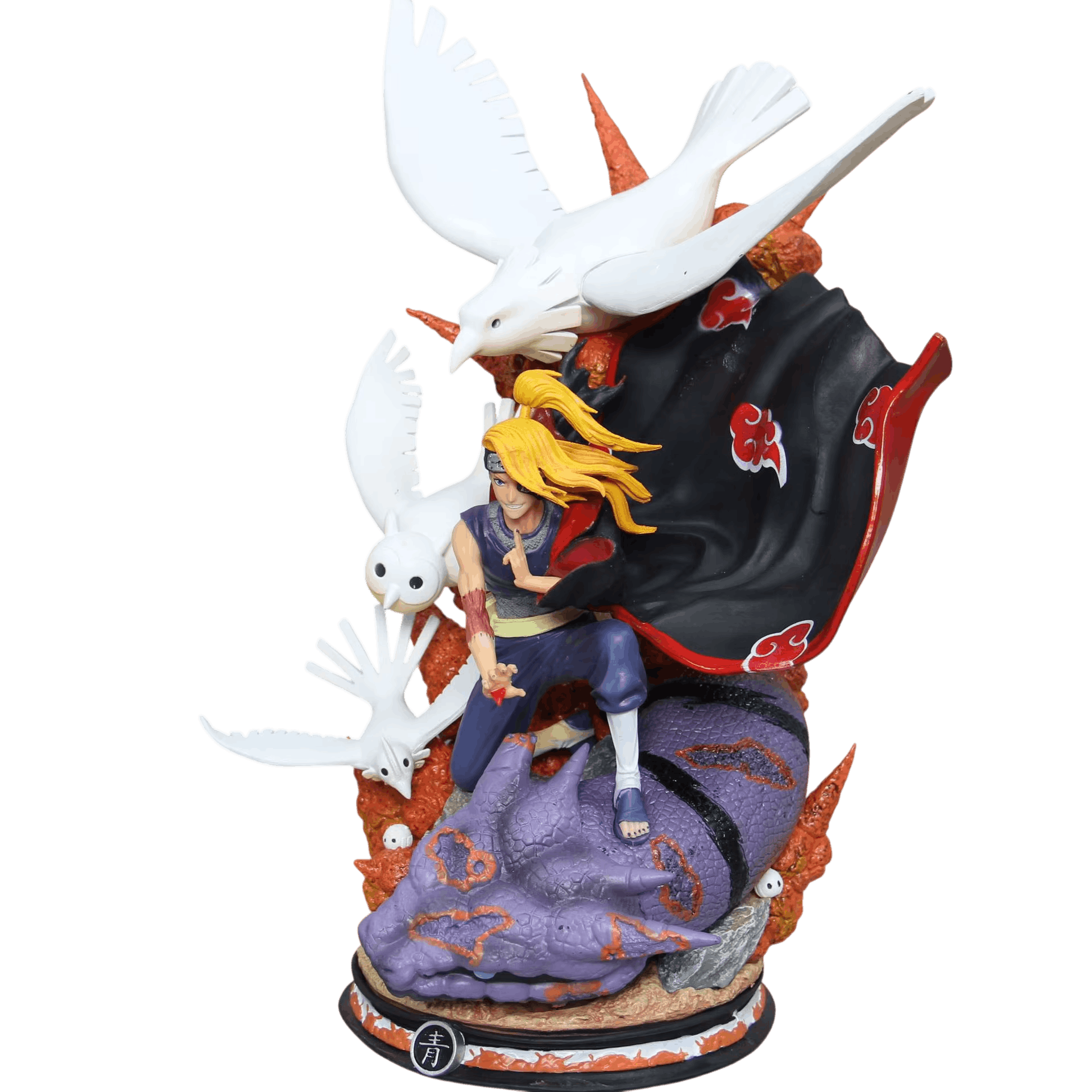 Figurine Deidara oiseaux argile Akatsuki Naruto - profil