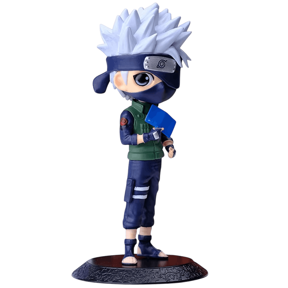 Figurine Naruto Kakashi Hatake 15 cm en gilet de jonin - face