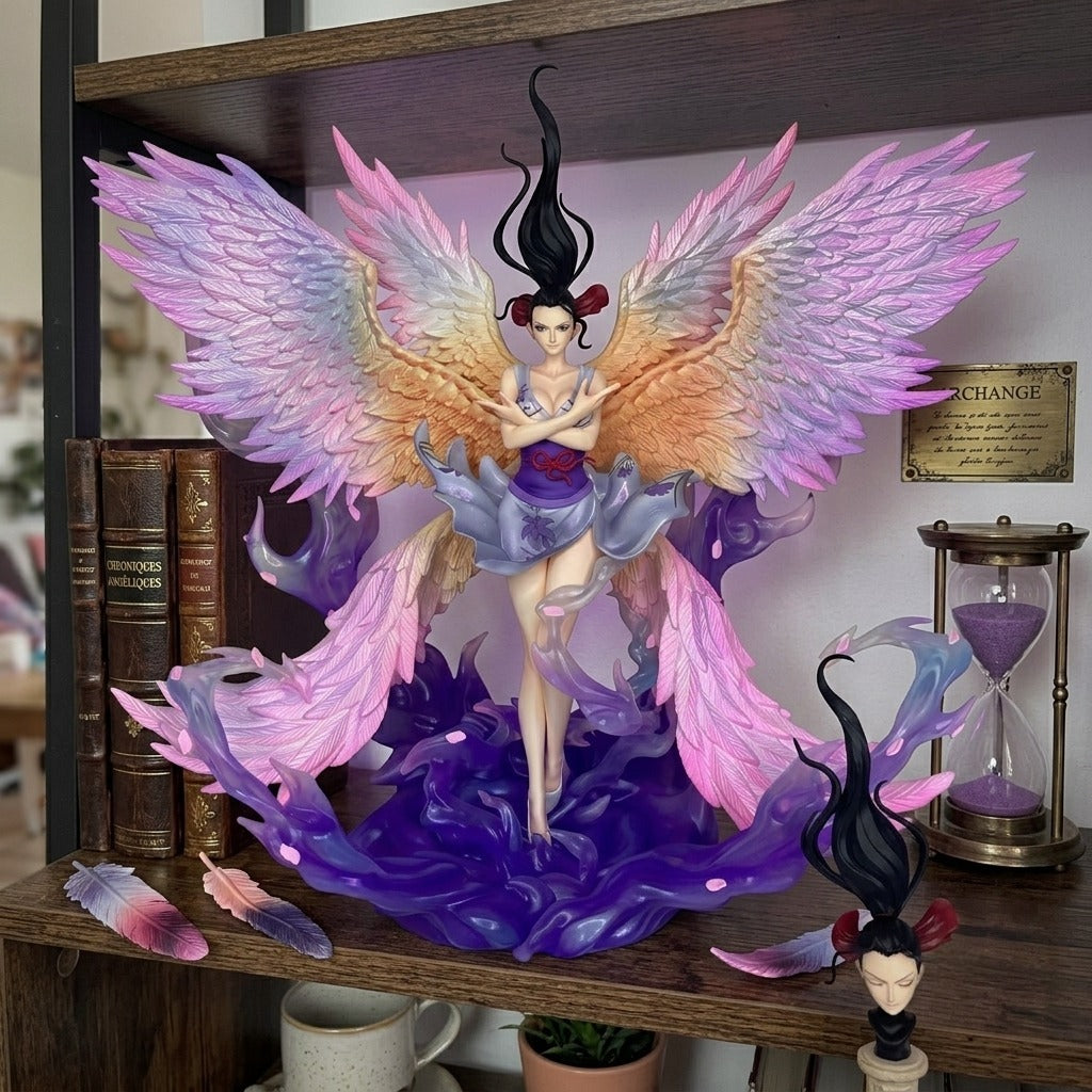 Figurine Nico Robin Mil Fleurs exposée sur une étagère de collection One Piece