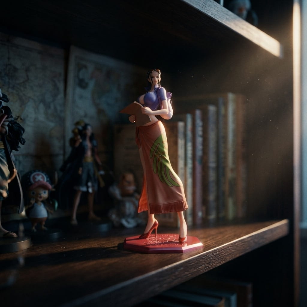 Figurine Nico Robin archéologue One Piece présentation