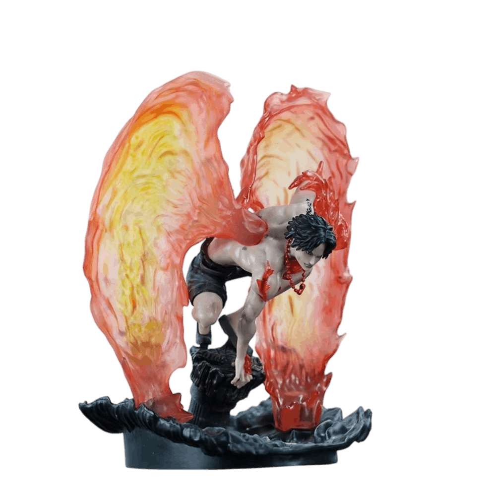 Figurine Ace ailes de feu One Piece - profil