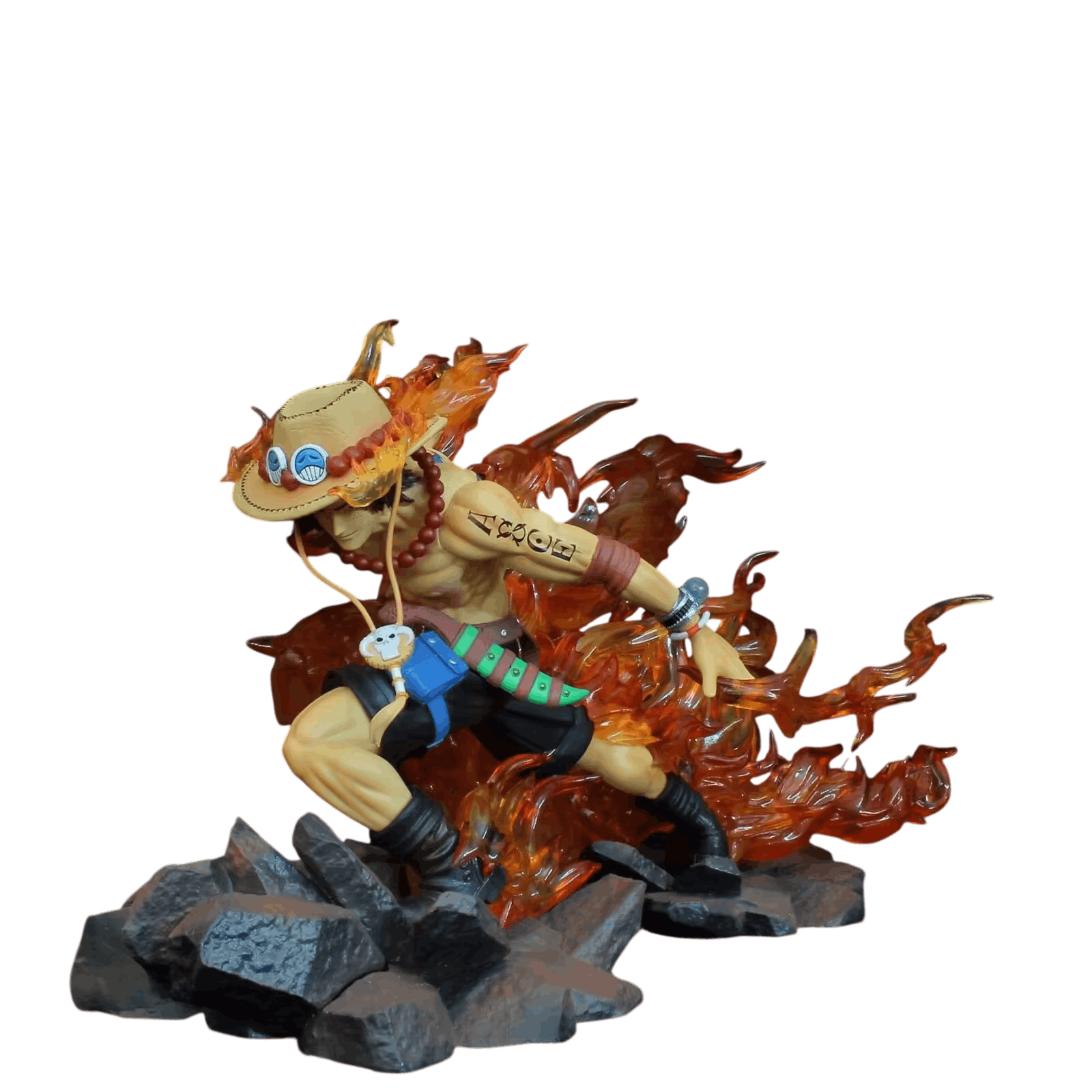 Figurine Ace vague de feu One Piece - profil