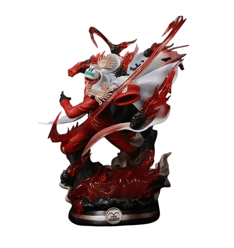 Figurine Akainu incarnation du magma One Piece - face