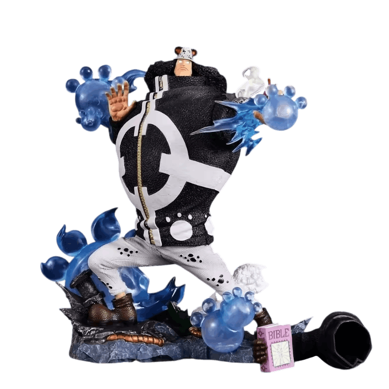 Figurine Bartholomew Kuma coussinets Nikyu One Piece - face