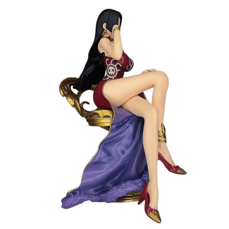 Figurine Boa Hancock trone serpent One Piece - profil