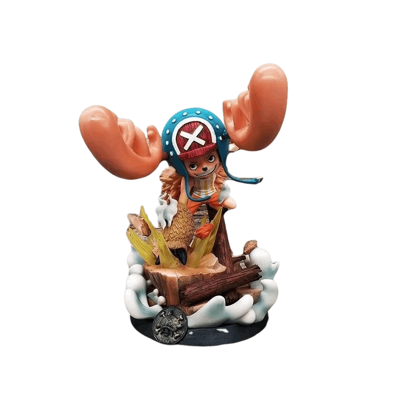 Figurine Chopper chapeau rose One Piece - face