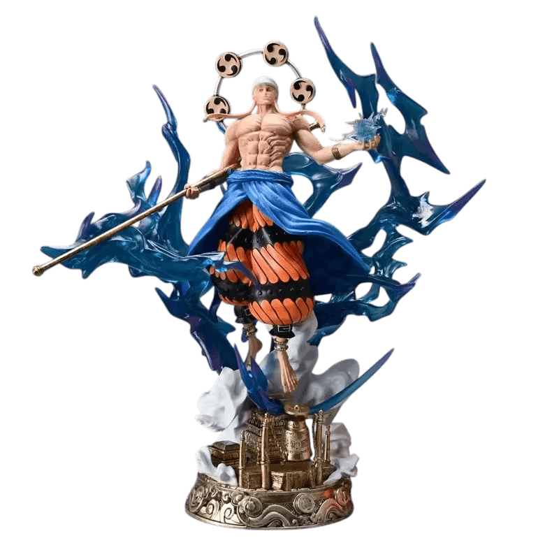 Figurine Enel dieu de la foudre Skypiea One Piece - face