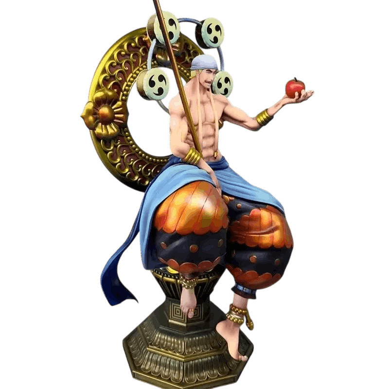Figurine Enel sur son trone One Piece - details