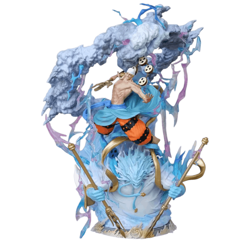Figurine Enel tonnerre divin One Piece - face