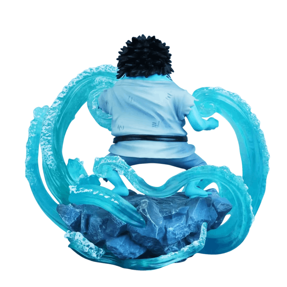 Figurine One Piece Jinbe détails du kimono