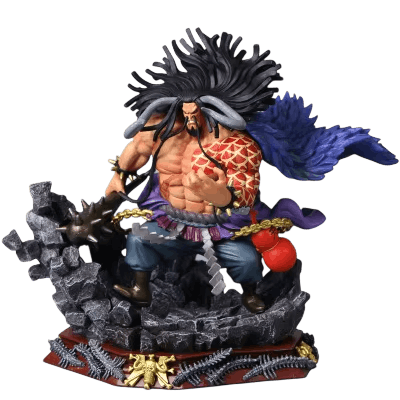 Figurine Kaido empereur cent betes One Piece - face