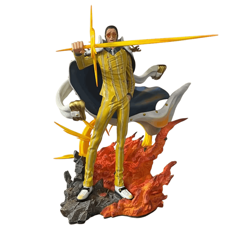 Figurine Kizaru Borsalino sabre de lumiere One Piece - face