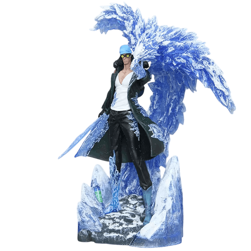 Figurine Kuzan Aokiji vague de glace One Piece - face