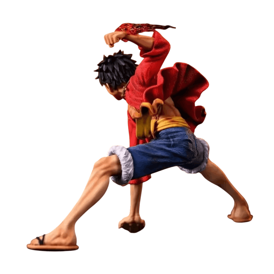 Figurine Luffy Battle Style One Piece vue de dos