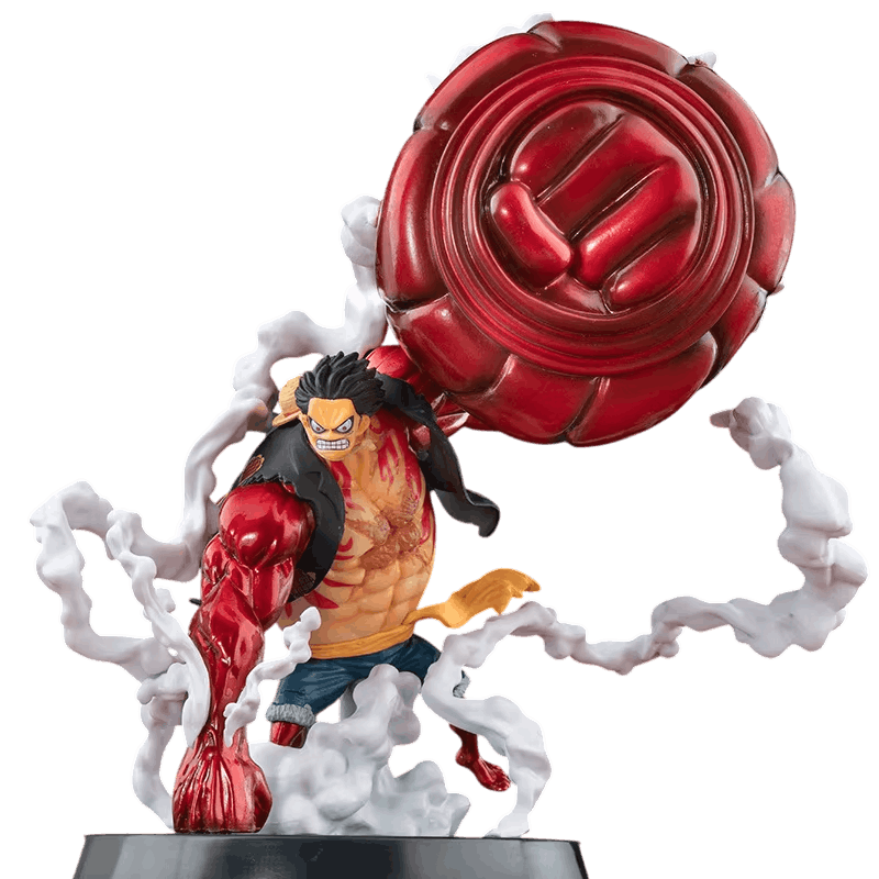 Figurine One Piece Luffy Gear 4 King Kong Gun 22 cm de face