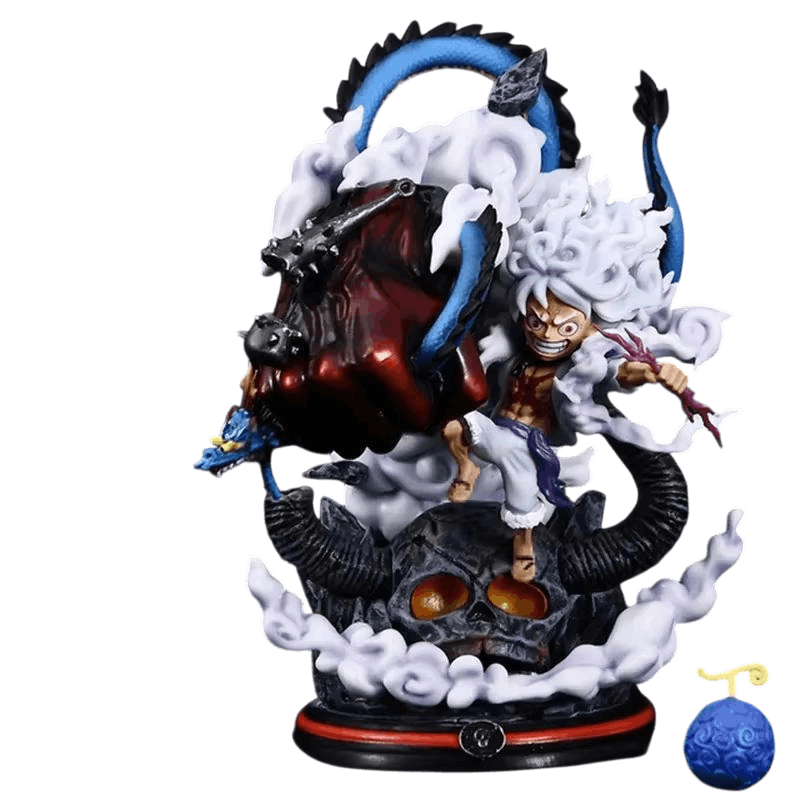 Figurine Luffy Gear 5 poing Gigant One Piece - profil