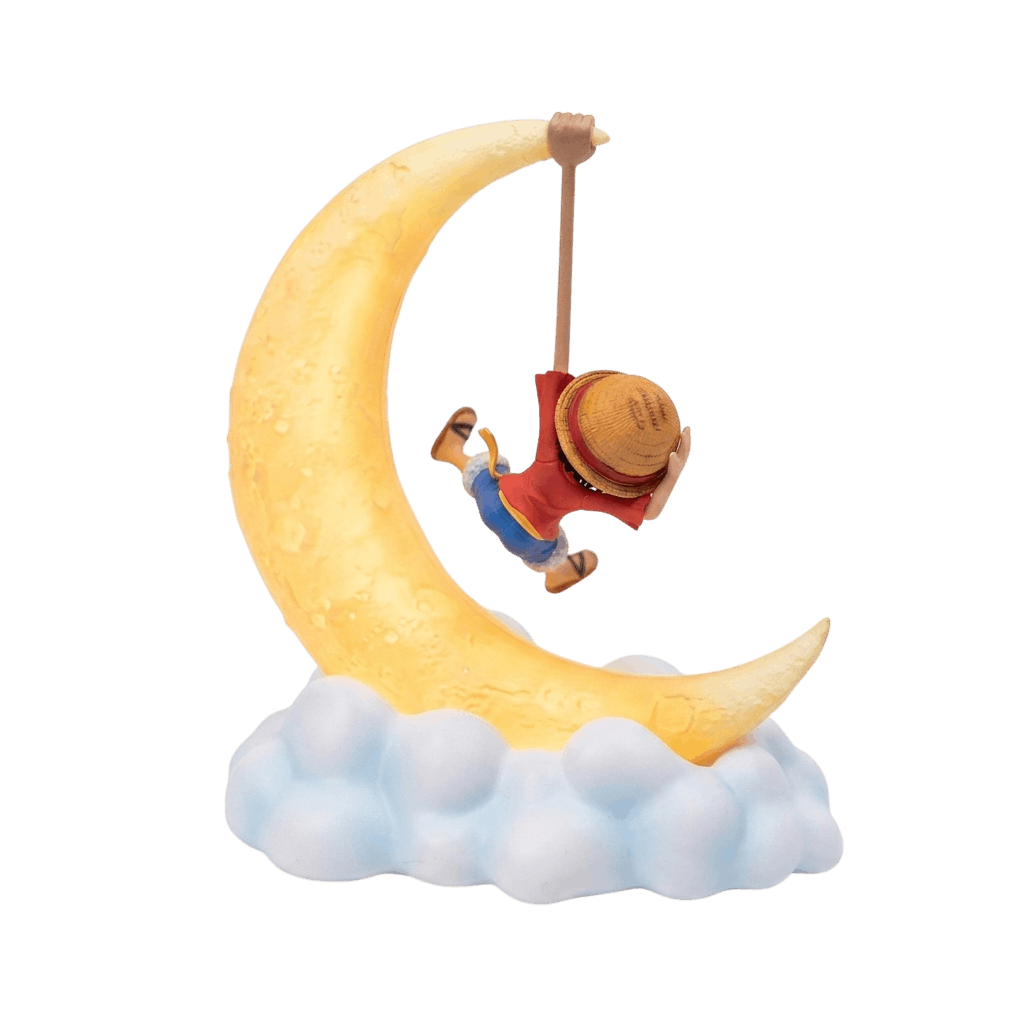 Figurine Luffy à la lanterne One Piece vue rapprochée