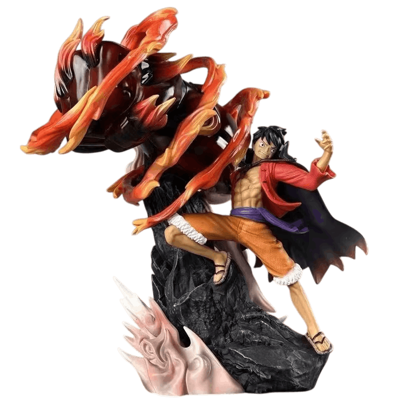 Figurine Luffy Red Roc One Piece - face